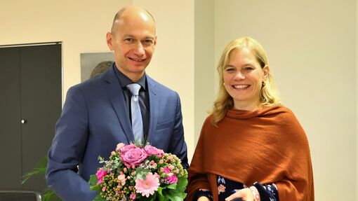Ehrung von Frau Pape als Lebensretterin Ehrung von Frau Pape als Lebensretterin