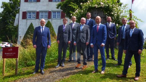 Sitzung der Regierungschefs der Internationalen Bodensee Konferenz auf Schloss Weinstein (CH)