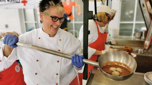 Feldküche des Bayerischen Roten Kreuzes Feldküche des Bayerischen Roten Kreuzes